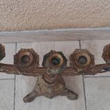 Large bronze candelabrum from the 19th century.