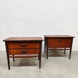 Webe bedside tables by Louis van Teeffelen, Holland 1960