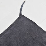 Patchy handmade hemp rug, 164x204cm