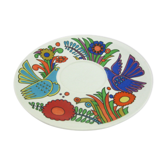 Porcelain cut plate - Acapulco Villeroy - Boch -made in Luxembourg - vintage 60s