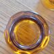 Set of 6 vintage amber glasses, Italy