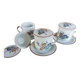Set of 3 herbal teapots