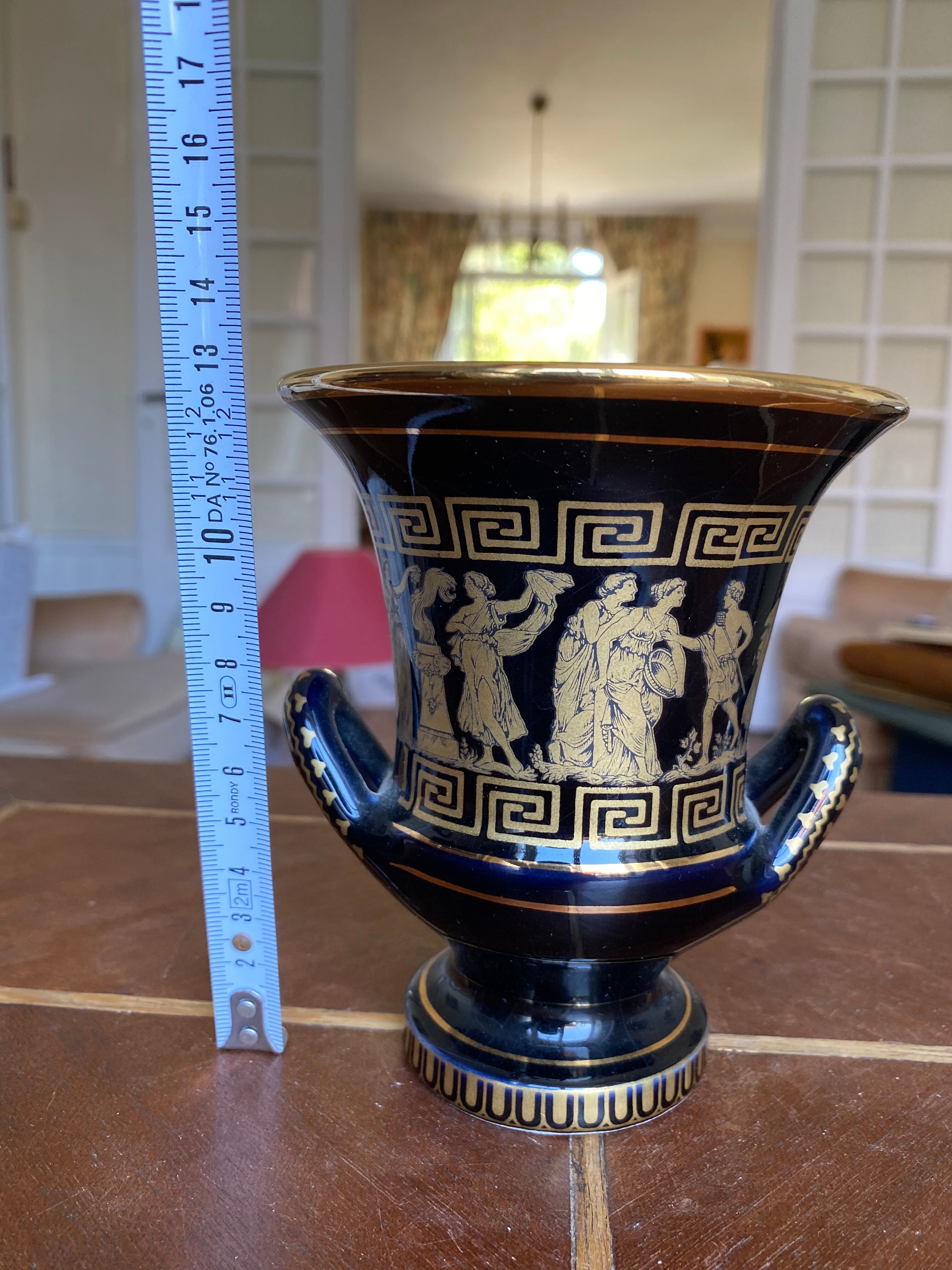 Greek vase gold