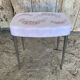 Vintage Bathroom Stool GILAC 1480 Bakelite + Chrome Compass Legs
