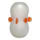 Red hand vase