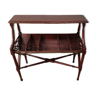 Console mahogany library early 20th century