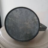 Bent zinc garden pitcher