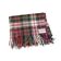 Jaeger tartan pattern blanket, 100% wool - 117x87 - Ref 855