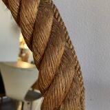 Vintage rope mirror french 1970s