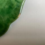 Plat centrepiece of gadroons in glazed clay from Biot 1960