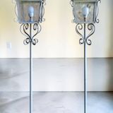 Wrought iron floor lamp (*2)