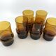 Ensemble de 6 verres à orangeade / pichet / seau à glace • Italy • 1970