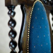 Antique Eclectic Carved Armchairs, 1890s