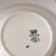 Longwy green ceramic plate, ironstone, 19th century