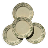 Flat plates - Sarreguemines earthenware / Palmyra