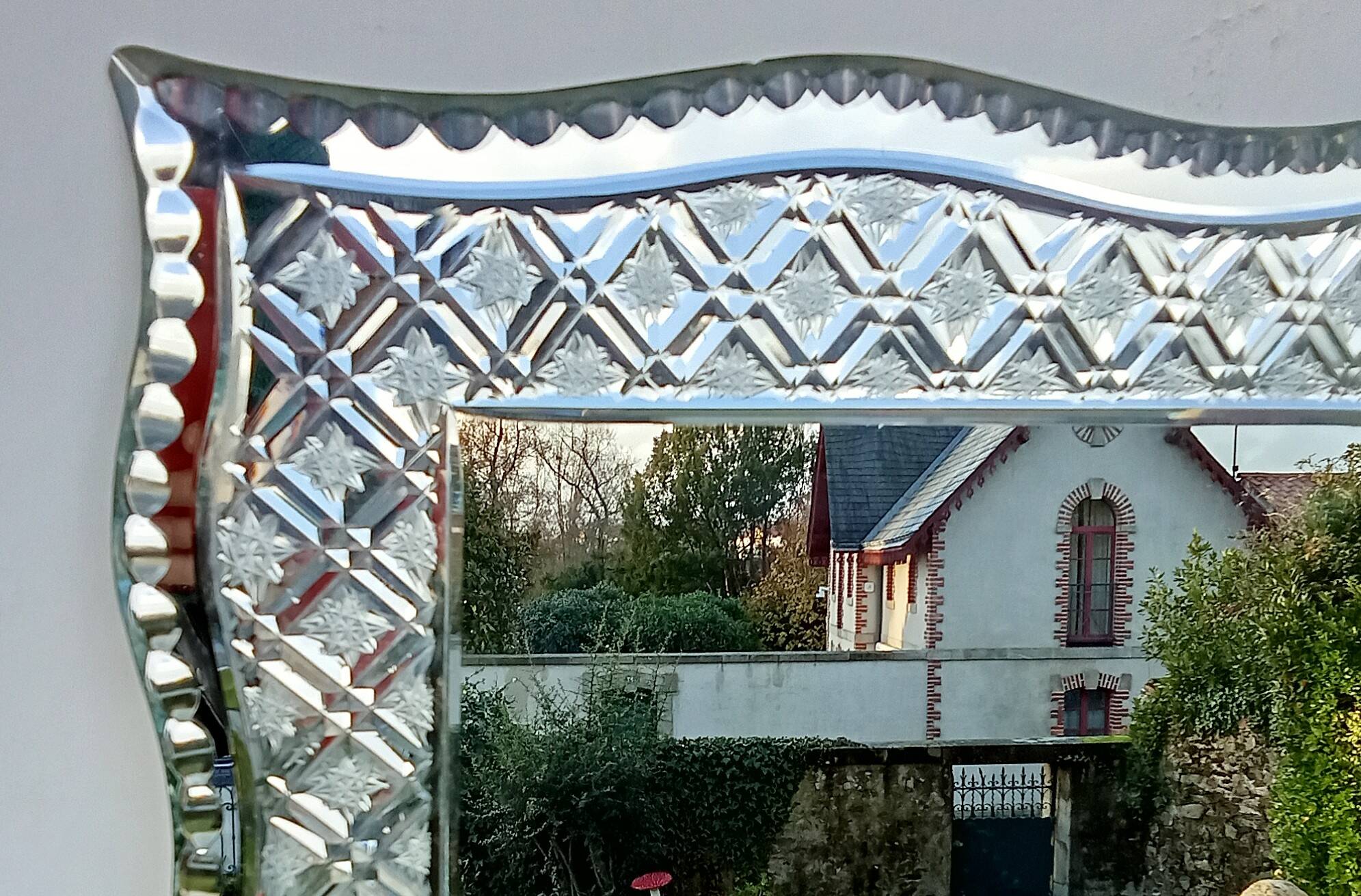 Ancien miroir style venitien