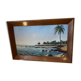 Tableau huile sur panneau
