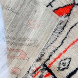 Handmade Moroccan Berber carpet 230 x 144 CM
