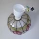 suspension luminaire in mother-of-pearl decoration flower