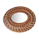 Miroir rotin ovale 30x45cm