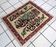 Vintage turkish sivas handmade carpet 61cm x 75cm 1950s