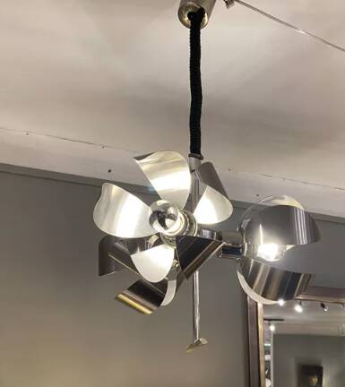 Vintage 1970s space age chandelier