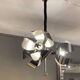 Vintage 1970s space age chandelier