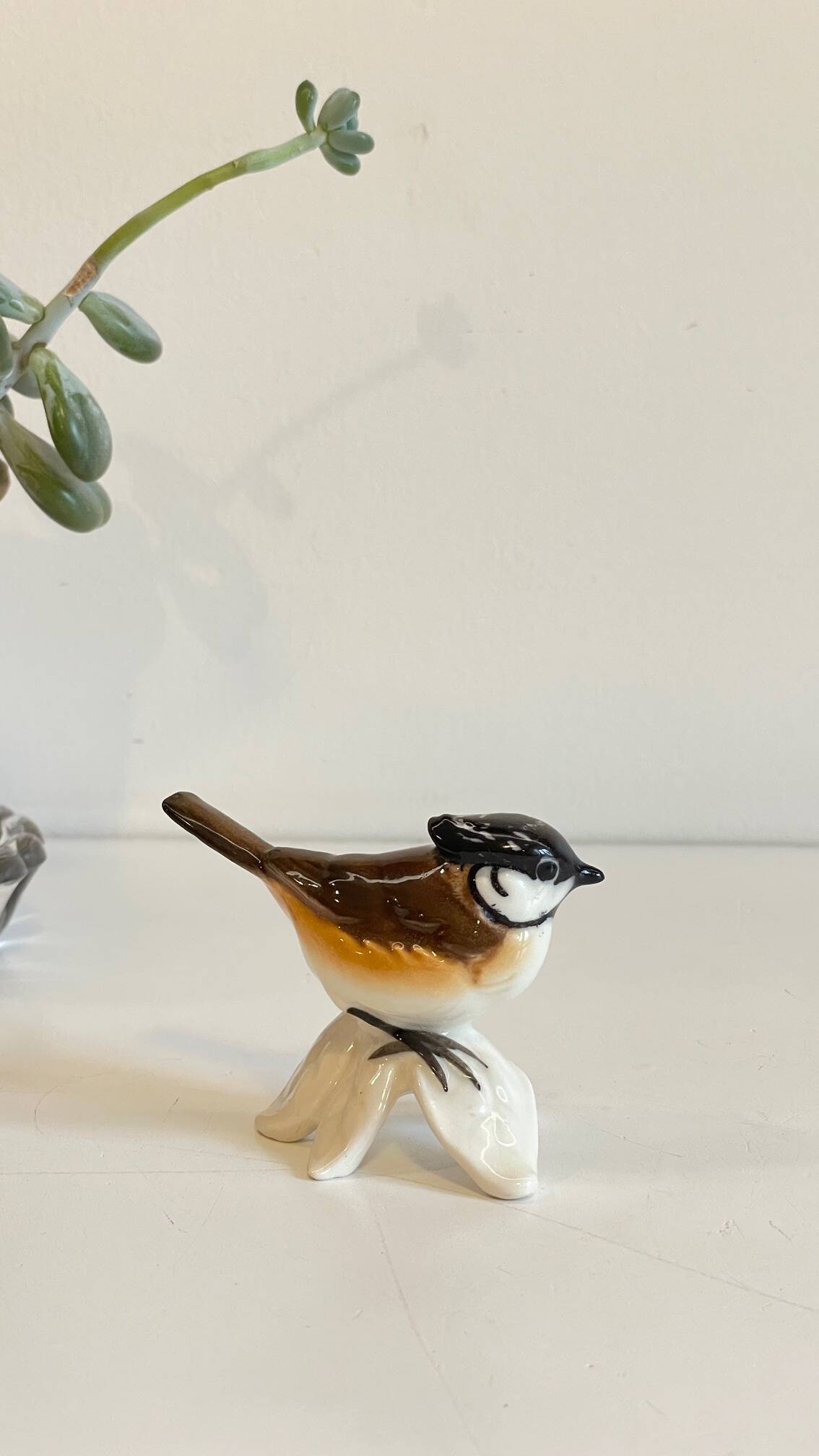 Small bird vintage german porcelain