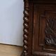 Narrow Oak Display Cabinet, Louis XIII style – Late 19th century
