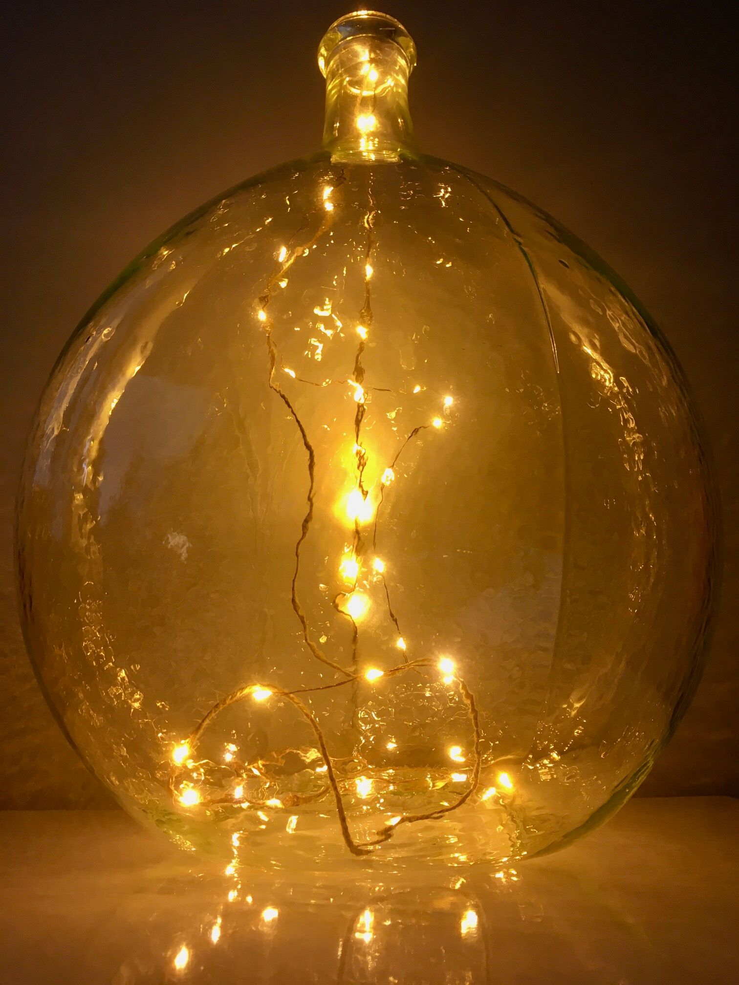 Transparent demijohn 30l