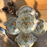 Set of 5 Keraluc Quimper ear bowls