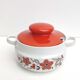 Seventies ceramic soup kitchen decoration flowers Bavaria Schumann