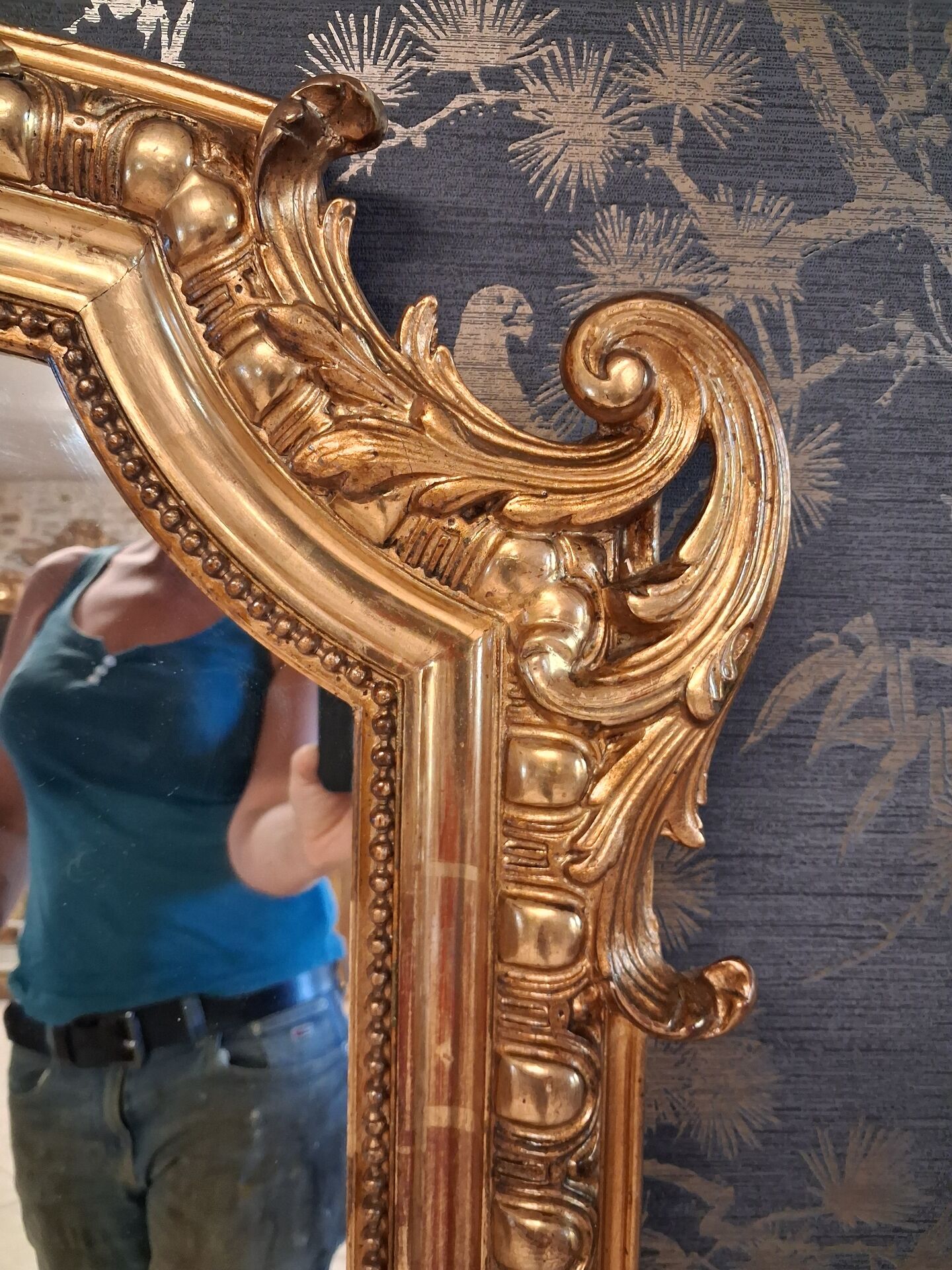 Mirror from the Napoléon III era 147 x 98