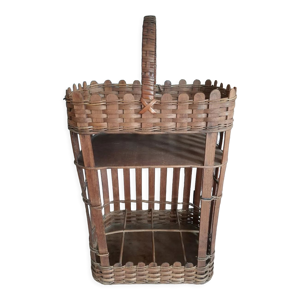 bar en rotin vintage
