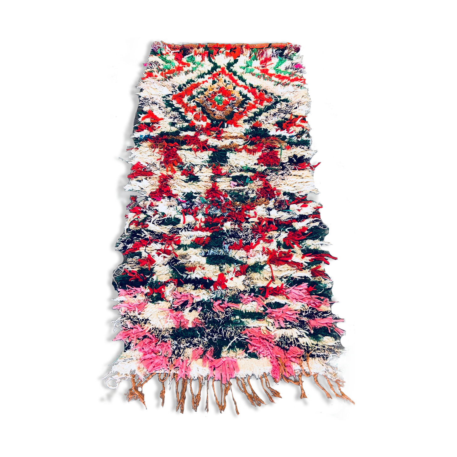 Vintage handmade Azilal rug 80x160 cm