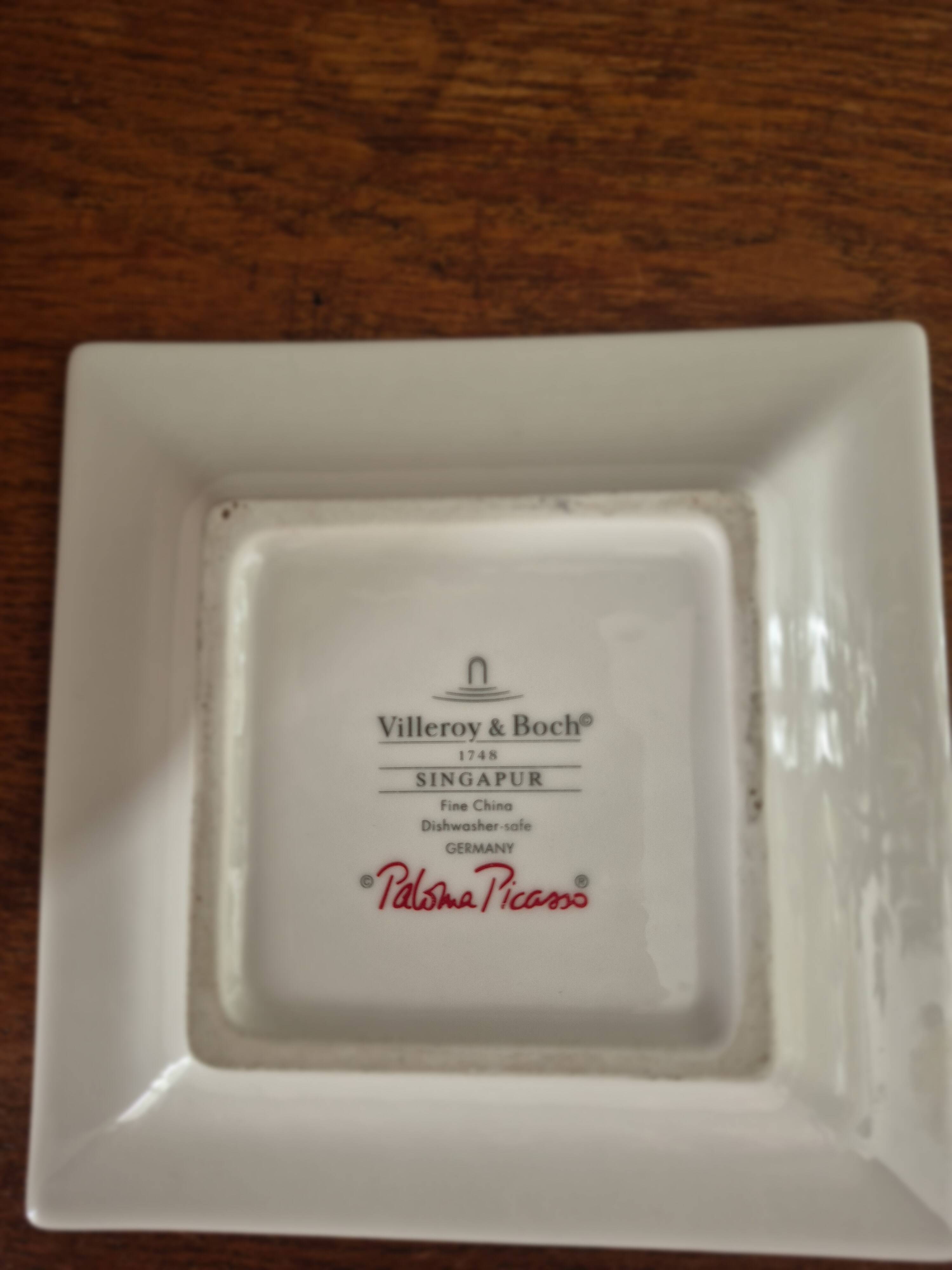 "Singapur" pocket emptier by Paloma Picasso for Villeroy & Boch 90s