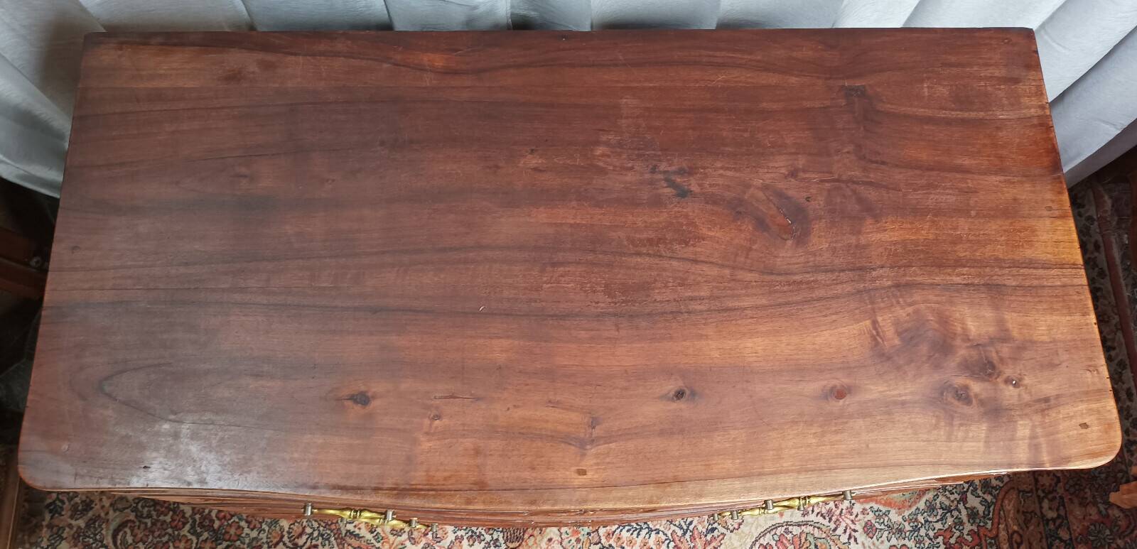 Louis XV walnut chest of drawers
