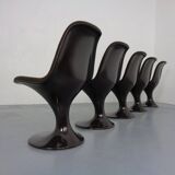 Orbit Chairs by Farner & Grunder for Herman Miller, 1970s, Set of 5