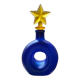 Vintage blue glass decanter