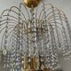 60s-70s crystal tassel cascade chandelier
