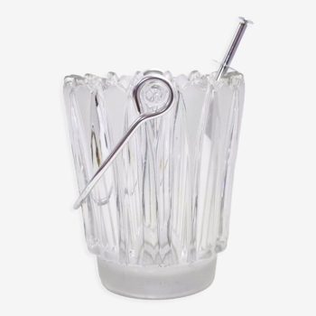 Vintage glass ice bucket