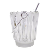 Seau à glace en verre vintage