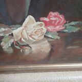 Painting bouquet of roses