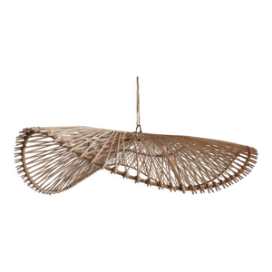 Suspension ou luminaire en rotin