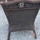 Set de 3 fauteuils en rotin des années 70