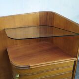 Vintage headboards and bedside tables