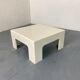 Table Basse Blanche Space Age par 1970s