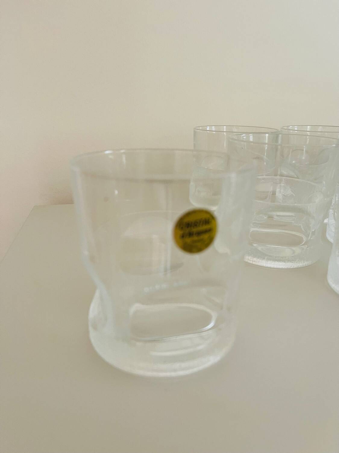 Vintage Arques crystal glasses