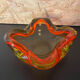 Ashtray or empty amber murano glass pocket