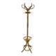 Baumann style 1960 swivel parrot coat rack in curved wood